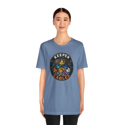 Keeper of the Cables T-Shirt – Funny Tech Dad Cable Tee