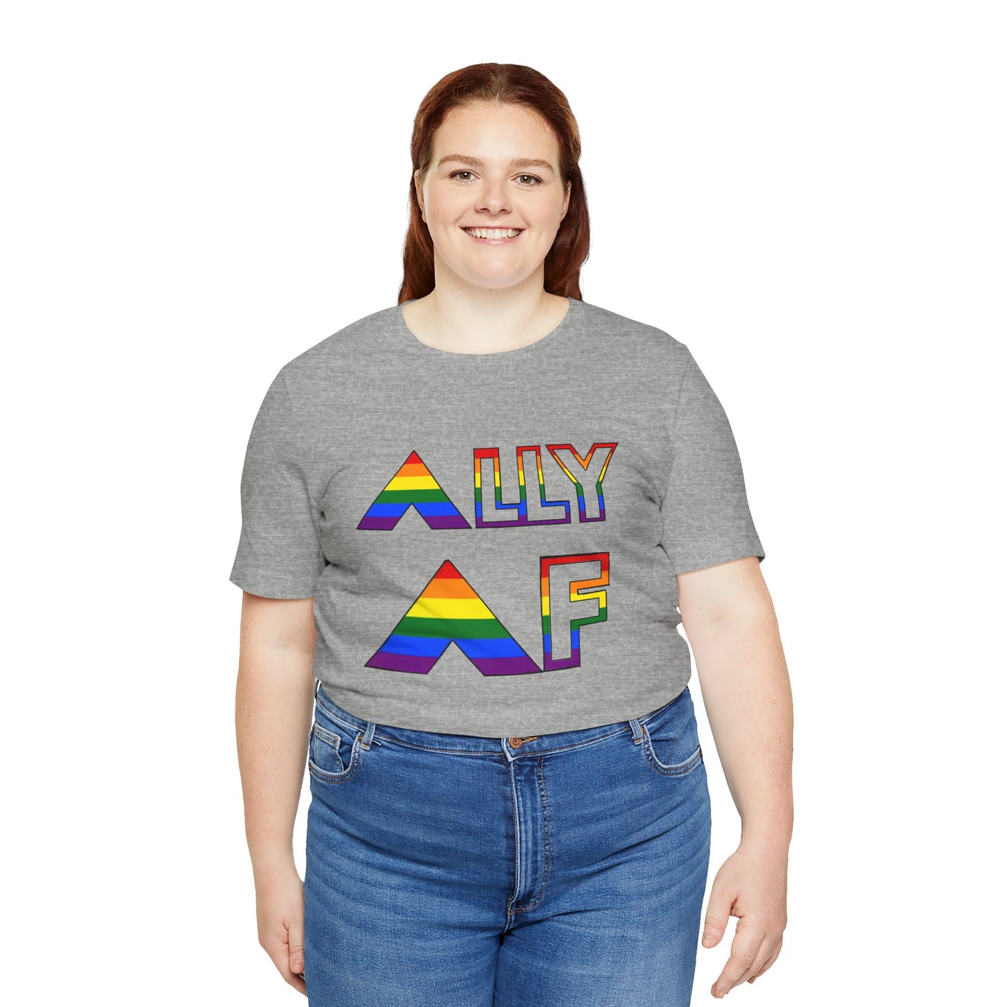Ally AF Pride Tee – Bold LGBTQ+ Support Shirt for Loud Allies