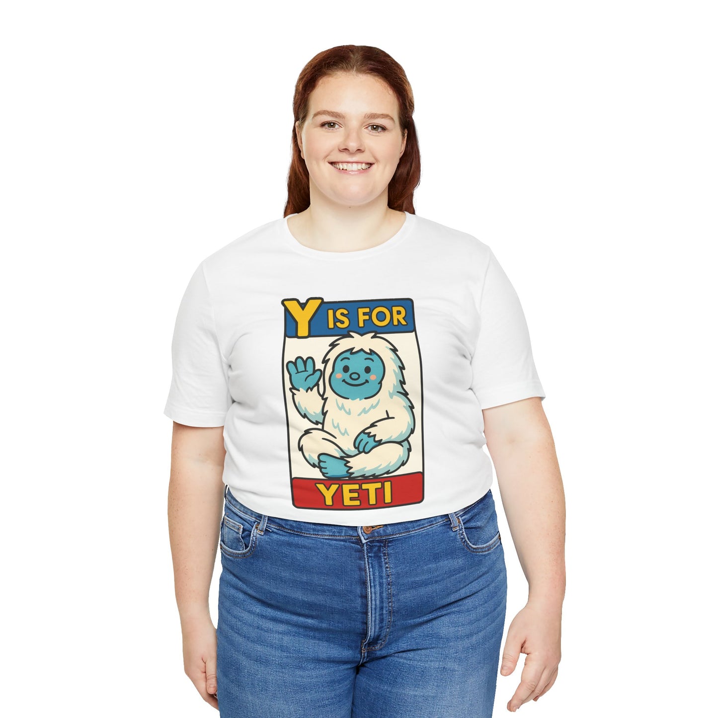 Y Is for Yeti T-Shirt – Cute Winter Monster Tee from the Monster Alphabet Series