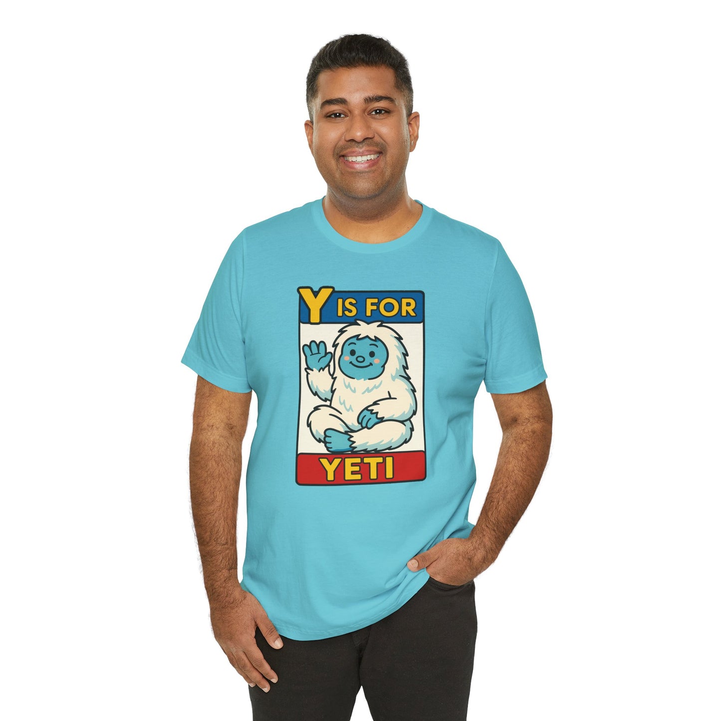 Y Is for Yeti T-Shirt – Cute Winter Monster Tee from the Monster Alphabet Series