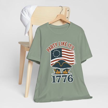 Party Like It’s 1776 T-Shirt – Revolutionary Spirit USA Tee - WhimSpin - https://whimspin.com