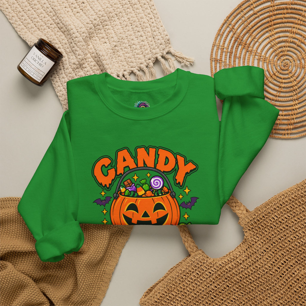 Candy Tax Collector Sweatshirt – Funny Halloween Parent Crewneck