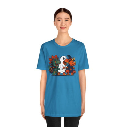 Halloween Dino Squad T-Shirt – Funny Trick-or-Treat Dinosaur Tee