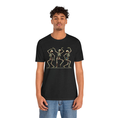 Dancing Skeleton T-Shirt – Funny Halloween Skeleton Shirt for Spooky Season
