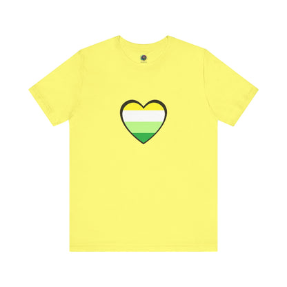 Gender Neutral Pride Flag Heart T-Shirt – Unisex LGBTQ+ Graphic Tee - WhimSpin - https://whimspin.com