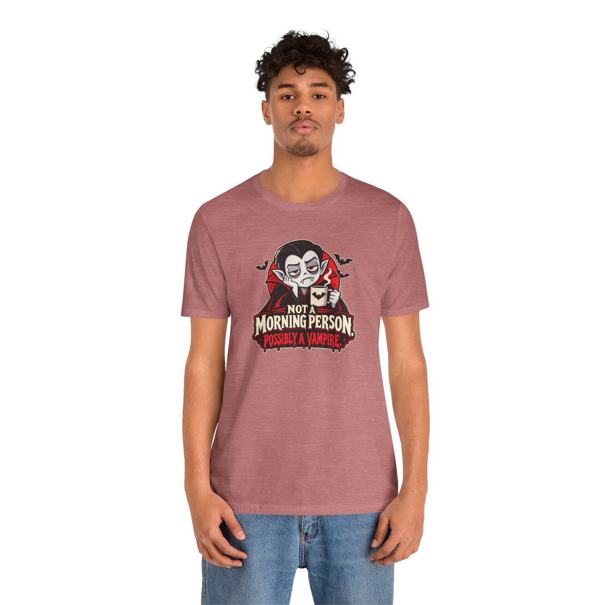 Not a Morning Person Possibly a Vampire T-Shirt – Funny Halloween Tee