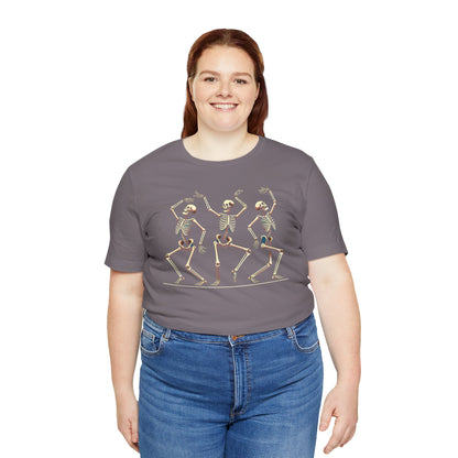 Dancing Skeleton T-Shirt – Funny Halloween Skeleton Shirt for Spooky Season