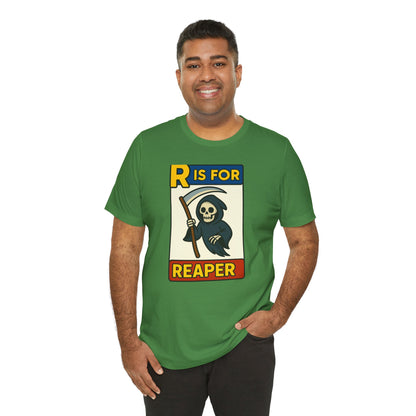 R Is for Reaper T-Shirt – Cute Grim Reaper Shirt from the Monster Alphabet Series