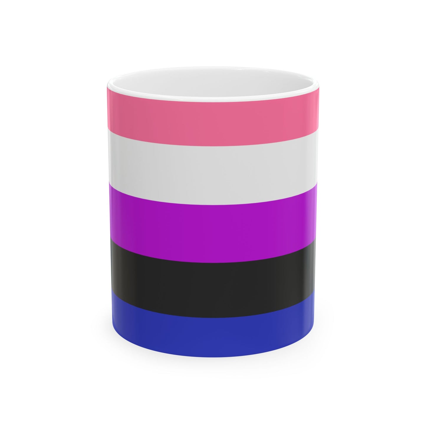 Genderfluid Pride Flag Mug – LGBTQ+ Ceramic Mug for Fluid Identity