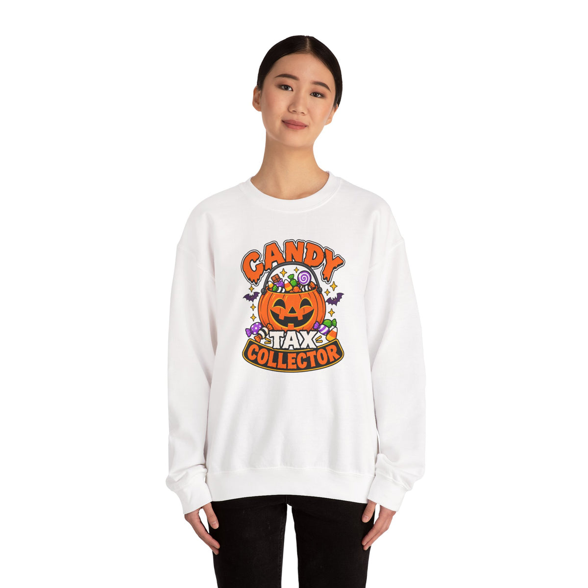 Candy Tax Collector Sweatshirt – Funny Halloween Parent Crewneck