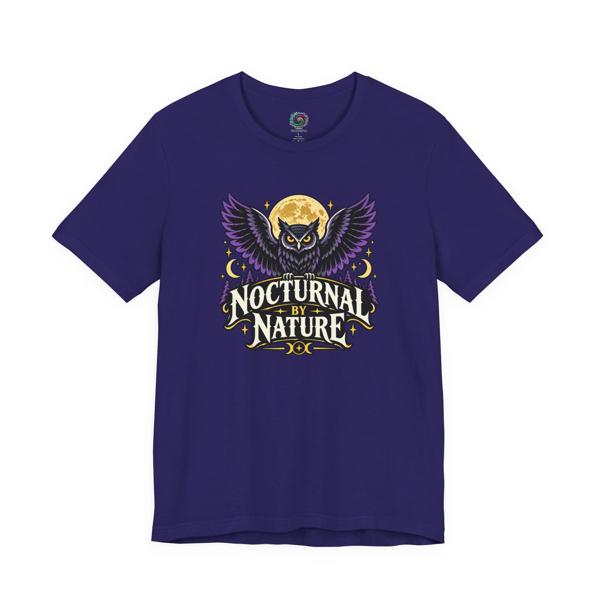 Nocturnal by Nature T-Shirt – Moonlit Owl Graphic Tee