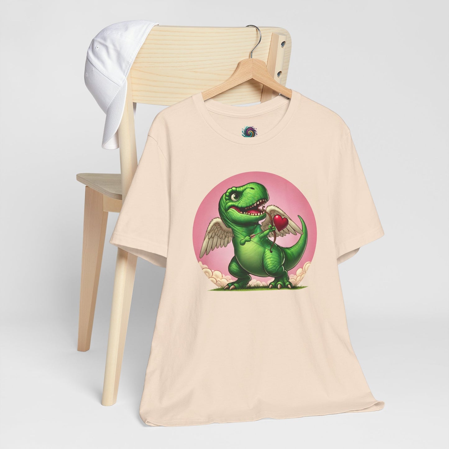 Cupidsaurus Rex T-Shirt – Funny Dinosaur Cupid Valentine’s Day Tee
