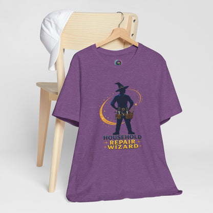 Household Repair Wizard T-Shirt – Funny Handy Dad Tee