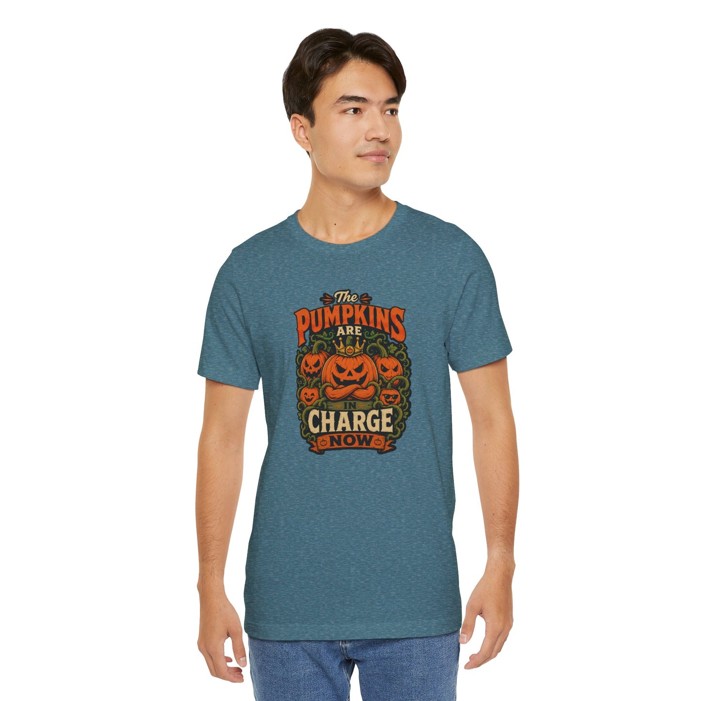 The Pumpkins Are in Charge Now T-Shirt – Funny Halloween Fall Tee