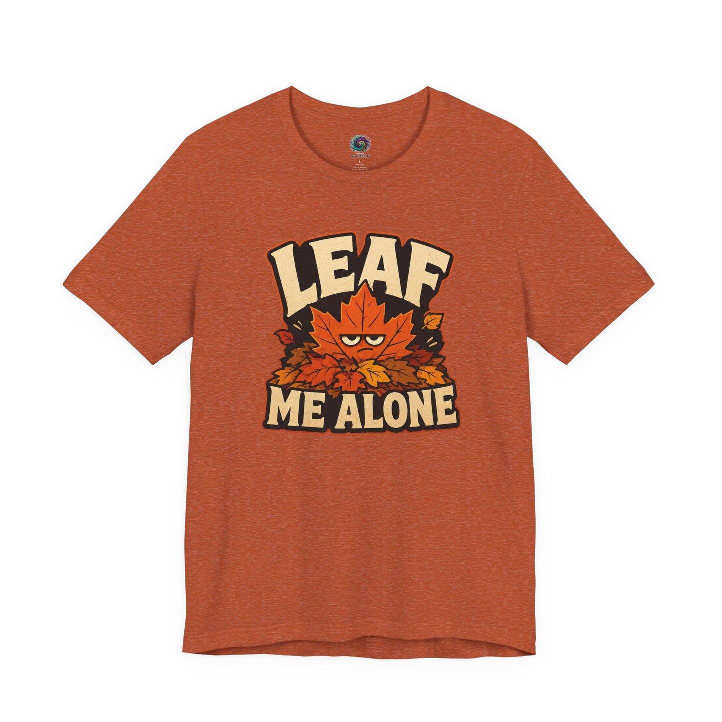 Leaf Me Alone T-Shirt – Funny Fall Introvert Leaves Tee