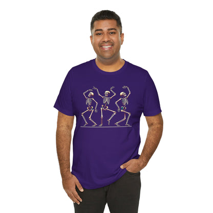 Dancing Skeleton T-Shirt – Funny Halloween Skeleton Shirt for Spooky Season