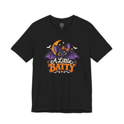 A Little Batty T-shirt - Cute Funny Halloween Bat Tee