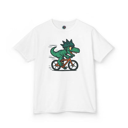 Kids Velociraptor Bike T-Shirt – Funny Dino Velo Tee