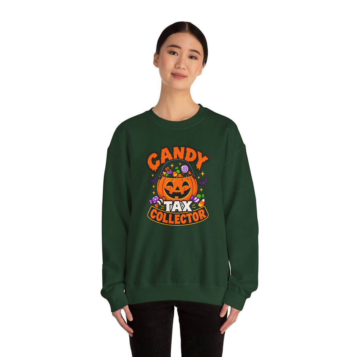 Candy Tax Collector Sweatshirt – Funny Halloween Parent Crewneck