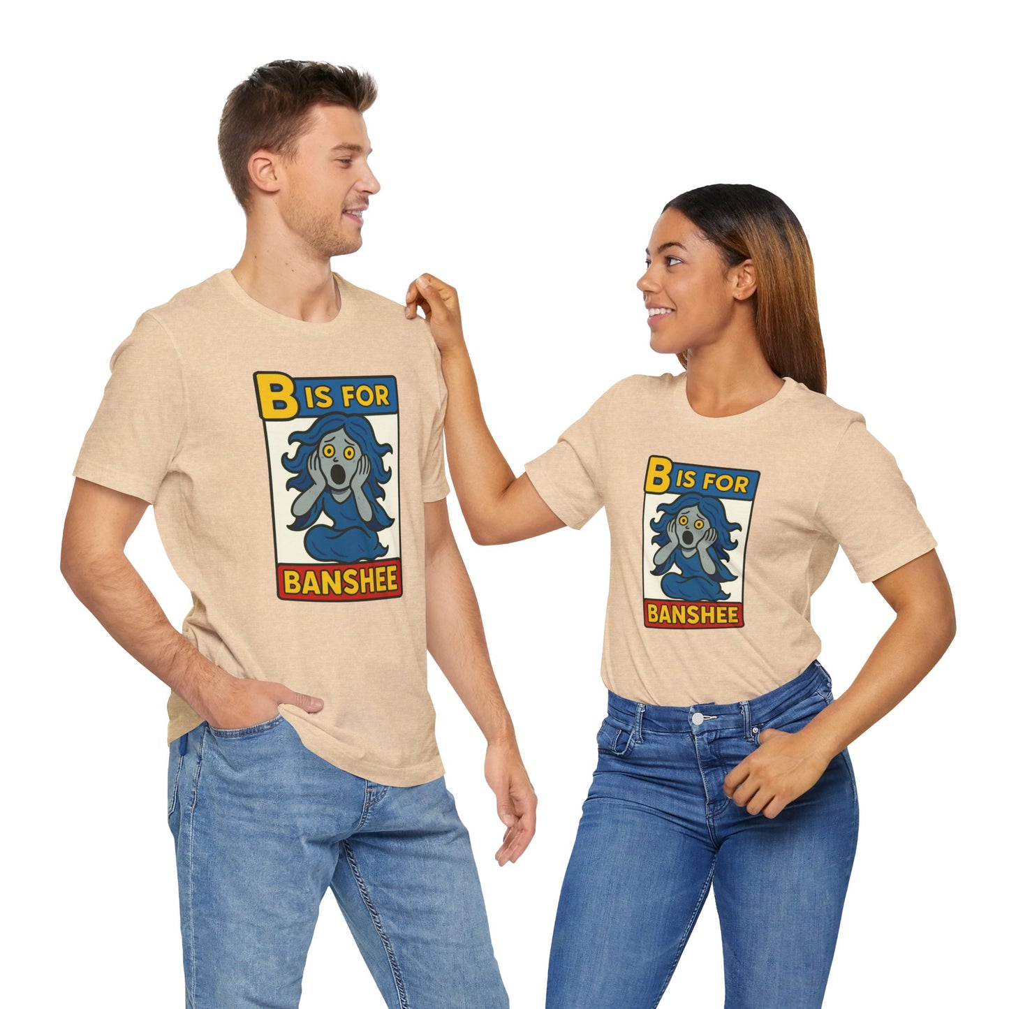 B is for Banshee T-Shirt – Funny Halloween Legend Alphabet Tee