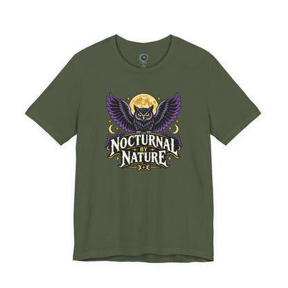 Nocturnal by Nature T-Shirt – Moonlit Owl Graphic Tee