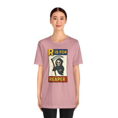 R Is for Reaper T-Shirt – Cute Grim Reaper Shirt from the Monster Alphabet Series