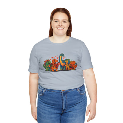 Dinosaur Valentines T-Shirt – Cute Dino Valentine’s Day Tee