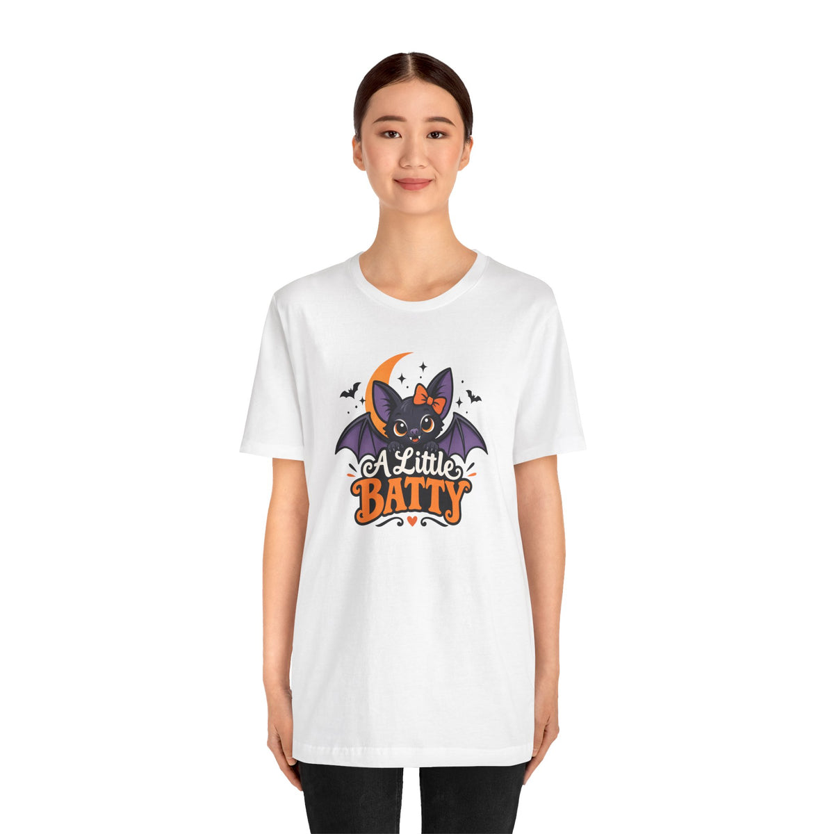 A Little Batty T-shirt - Cute Funny Halloween Bat Tee