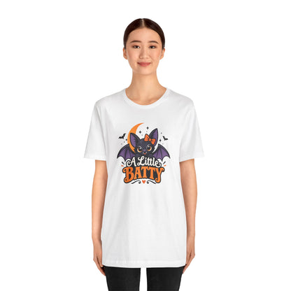 A Little Batty T-shirt - Cute Funny Halloween Bat Tee