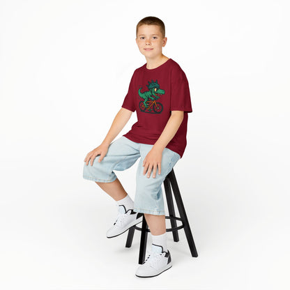 Kids Velociraptor Bike T-Shirt – Funny Dino Velo Tee