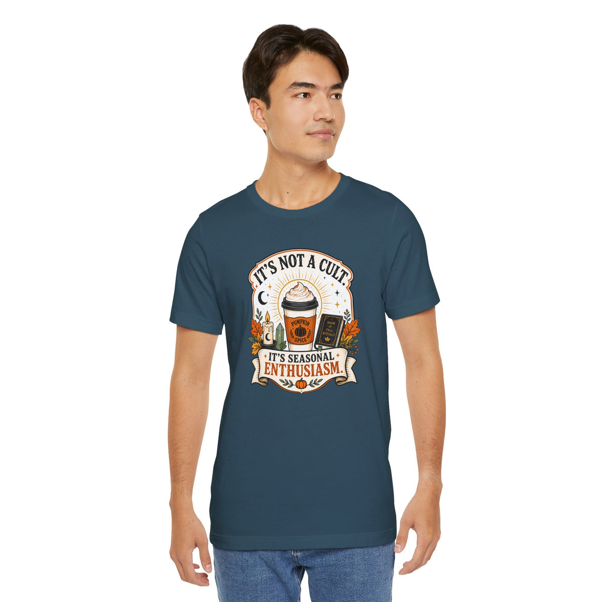 It’s Not a Cult Pumpkin Spice T-Shirt – Funny Fall Tee