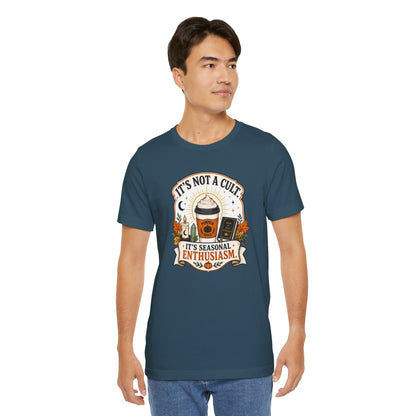It’s Not a Cult Pumpkin Spice T-Shirt – Funny Fall Tee