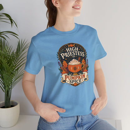 High Priestess of Pumpkin Spice T-Shirt – Funny Fall Tee