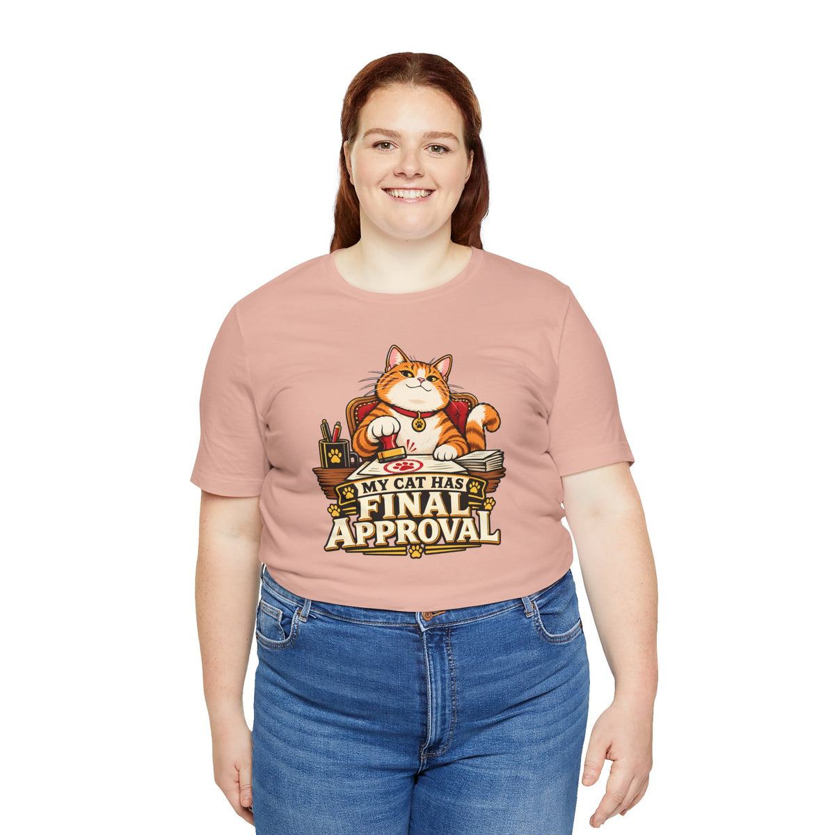 My Cat Has Final Approval T-Shirt – Funny Cat Boss Tee