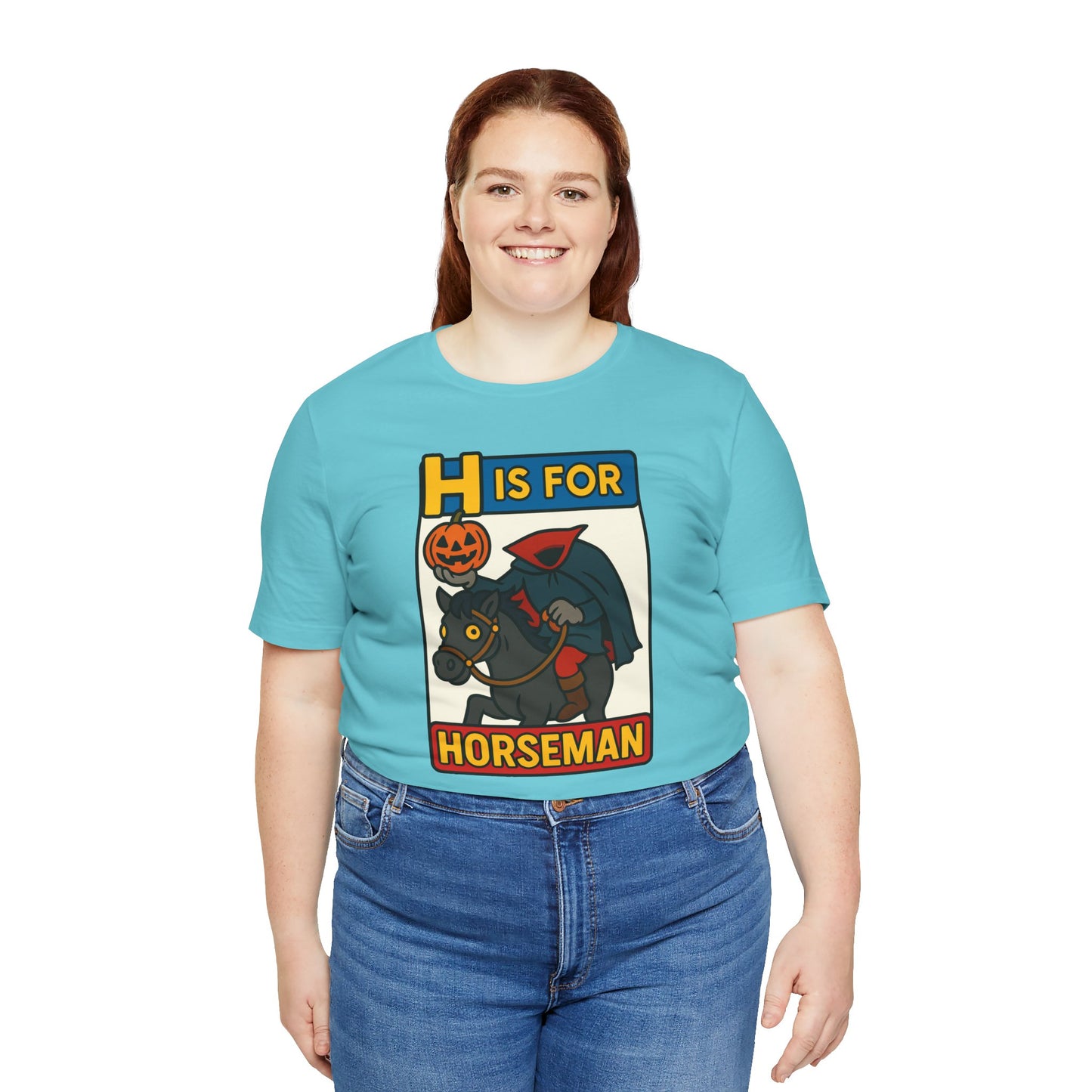 H Is for Horseman Shirt – Headless Horseman Halloween Tee