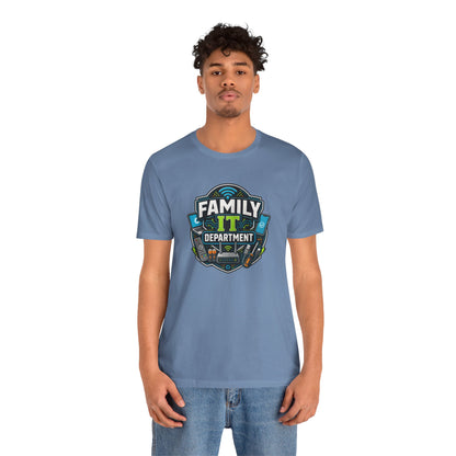Family IT Department T-Shirt – Funny Household Tech Support Tee