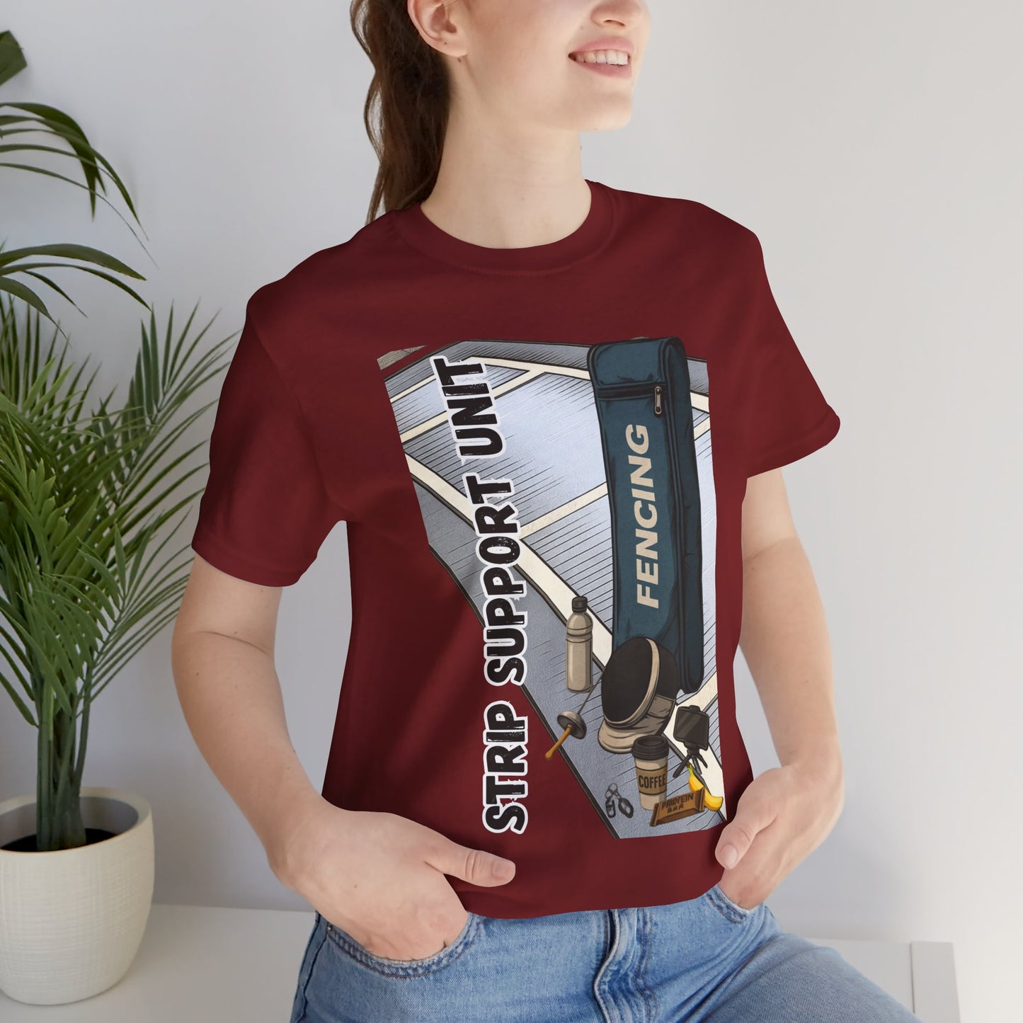 Strip Support Unit T-Shirt – Funny Fencing Parent Shirt for Tournament Days