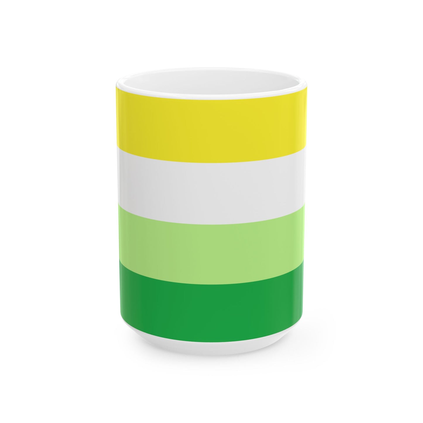 Gender Neutral Pride Flag Cup – Vibrant Identity Coffee Mug - WhimSpin - https://whimspin.com