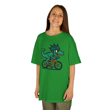 Kids Velociraptor Bike T-Shirt – Funny Dino Velo Tee