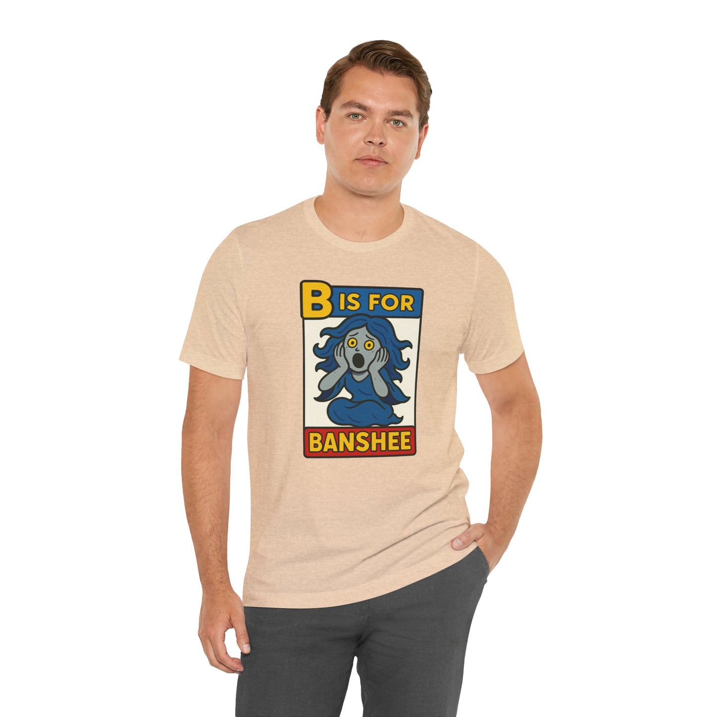 B is for Banshee T-Shirt – Funny Halloween Legend Alphabet Tee