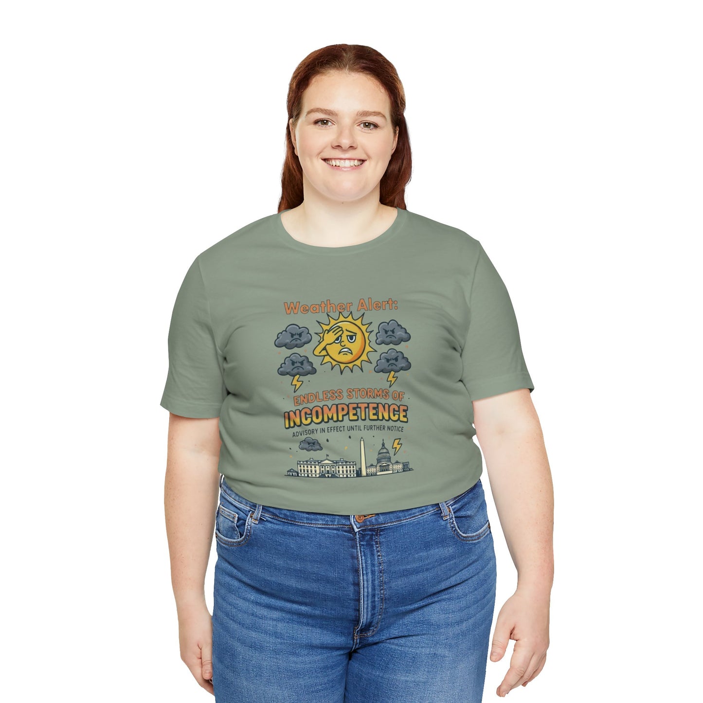 Weather Alert Political Satire T-Shirt – Funny Protest Shirt | Whimspin