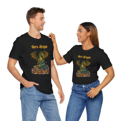 Yarn Dragon T-Shirt – Funny Knitting Dragon Shirt for Yarn Lovers
