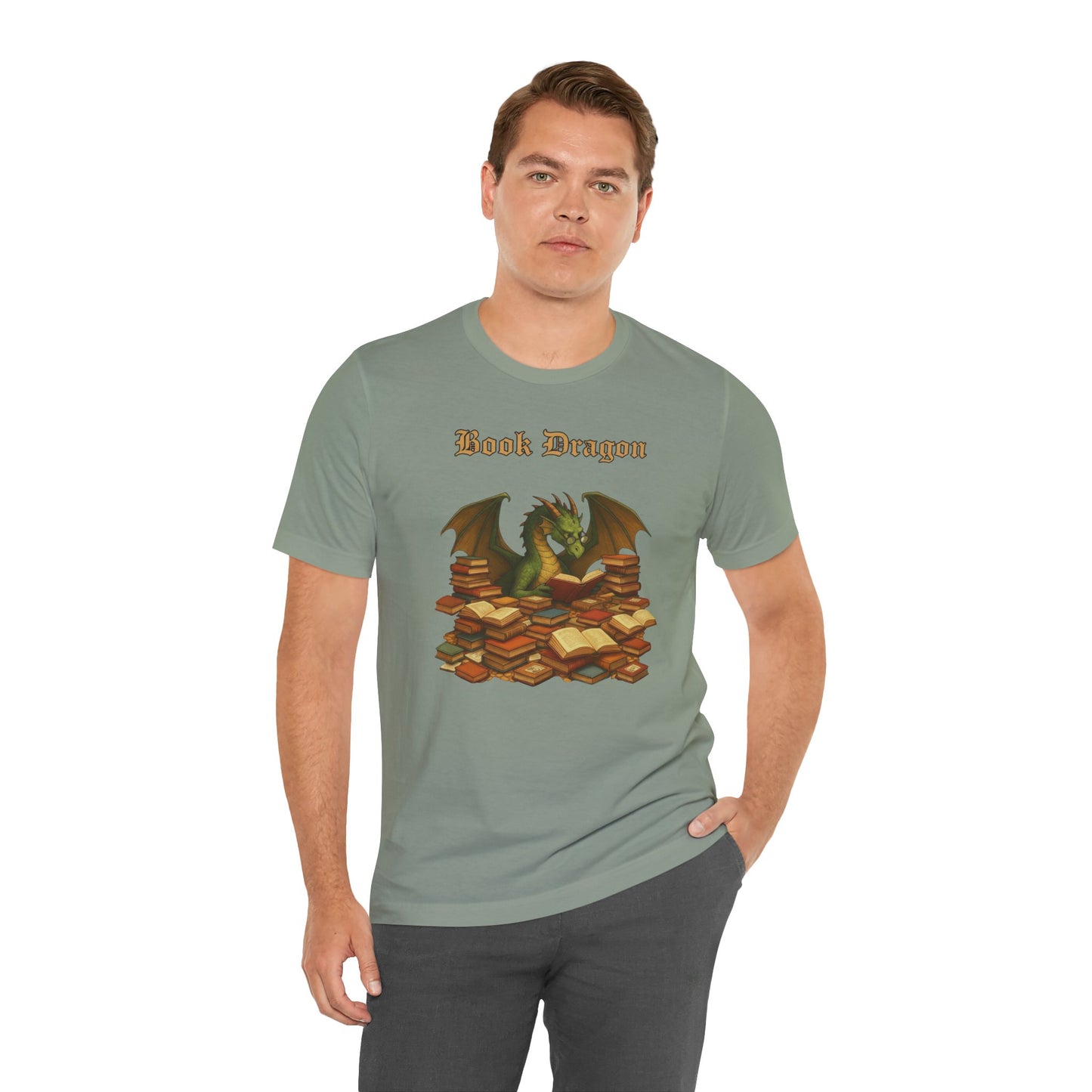 Book Dragon T-Shirt – Funny Book Lover Shirt & Gifts for Readers
