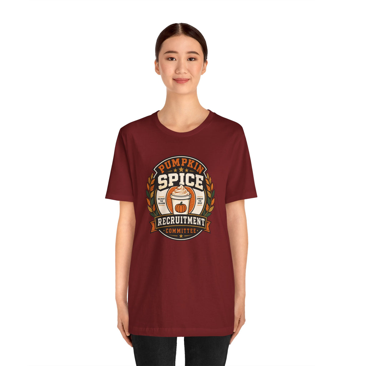 Pumpkin Spice Recruitment Committee T-Shirt – Funny Fall Tee