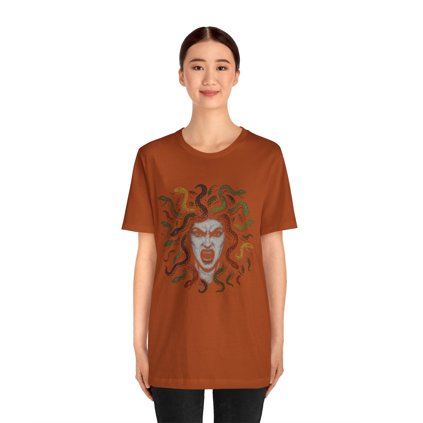 Medusa T-Shirt – Greek Mythology Gorgon Graphic Tee