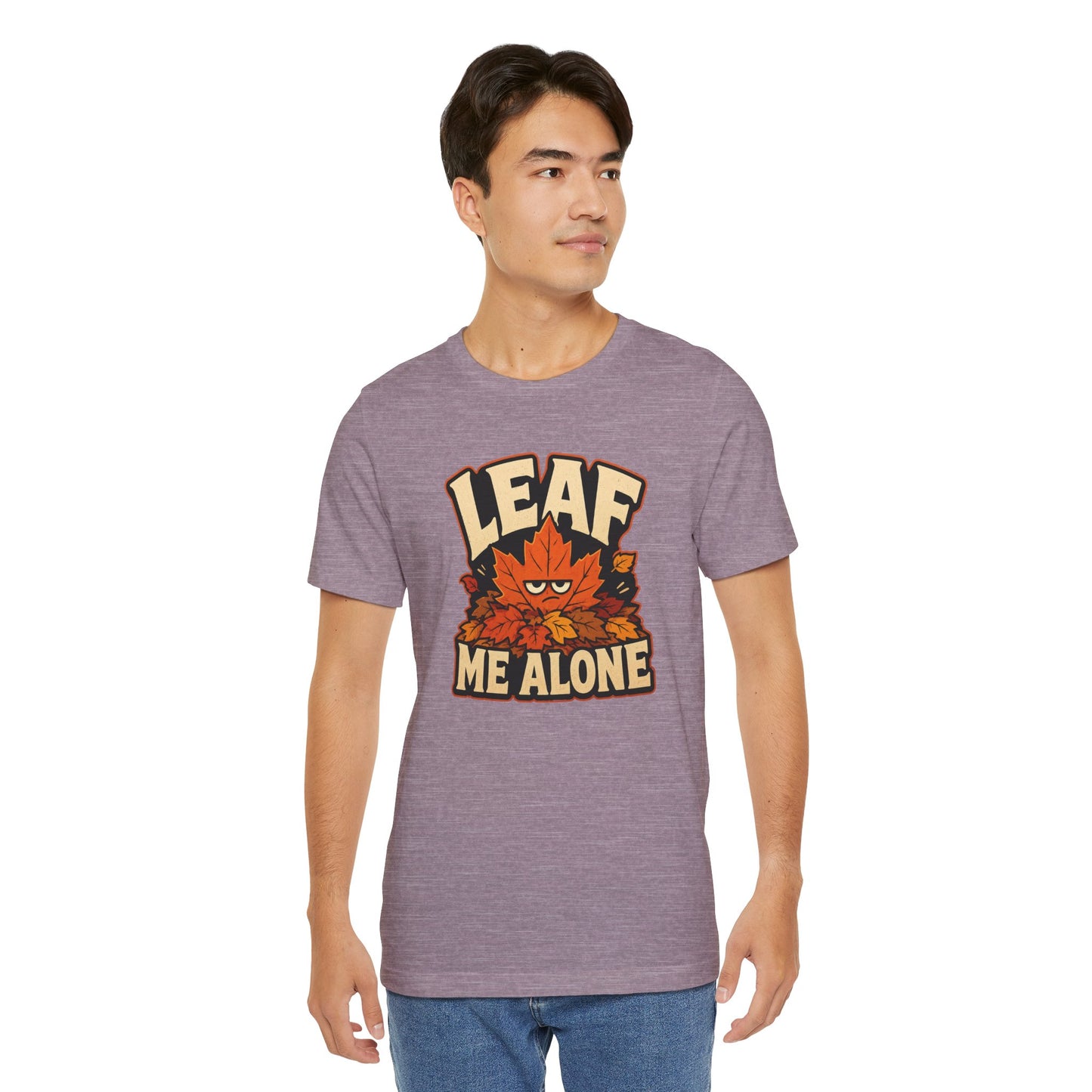 Leaf Me Alone T-Shirt – Funny Fall Introvert Leaves Tee