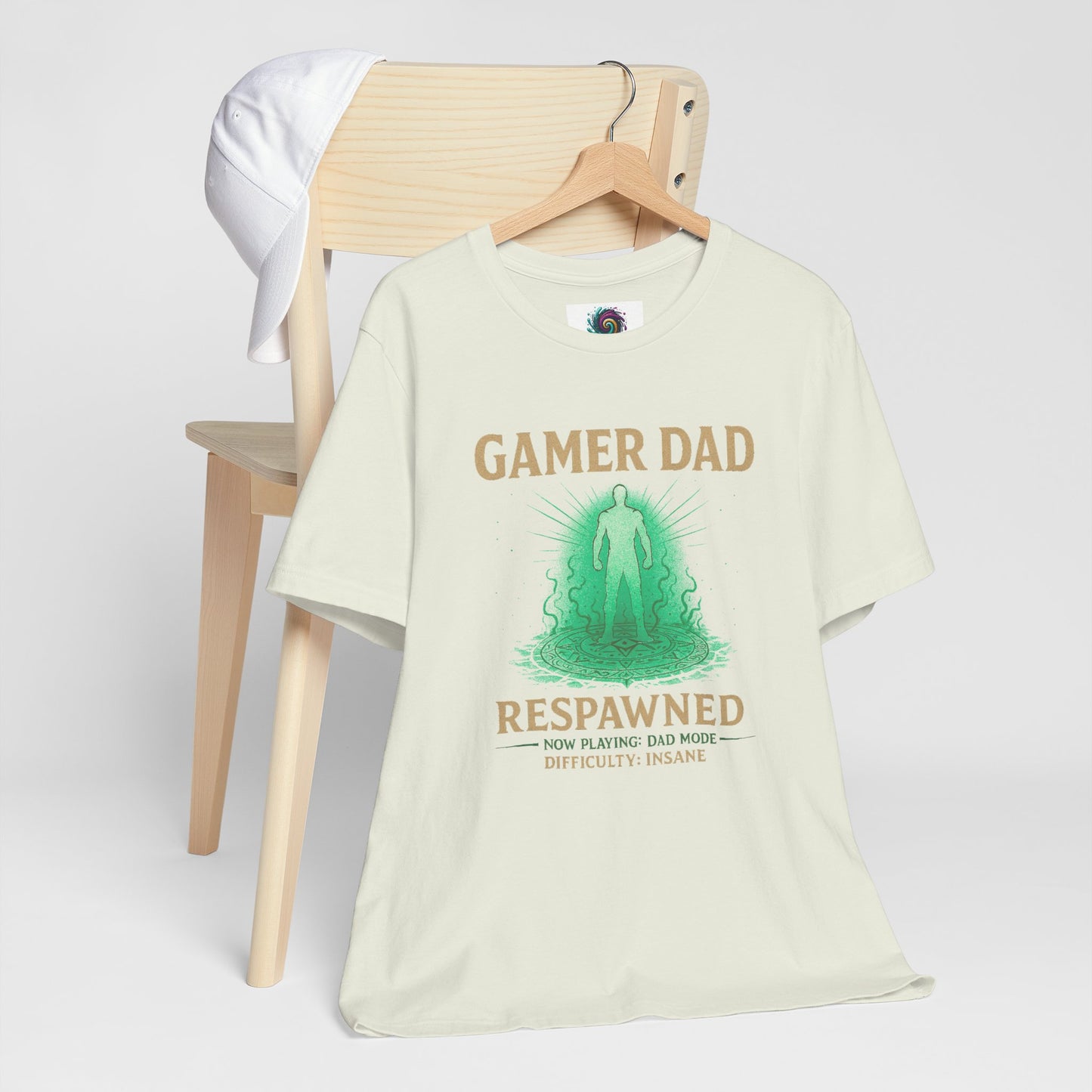 Gamer Dad Respawned T-Shirt – Funny New Fatherhood Gaming Tee
