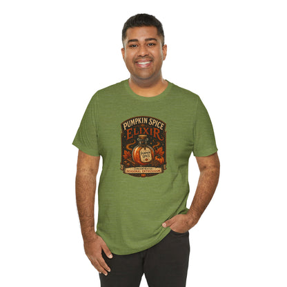 Pumpkin Spice Elixir T-Shirt – Funny Witchy Fall Coffee Tee