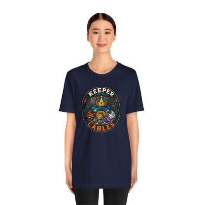 Keeper of the Cables T-Shirt – Funny Tech Dad Cable Tee