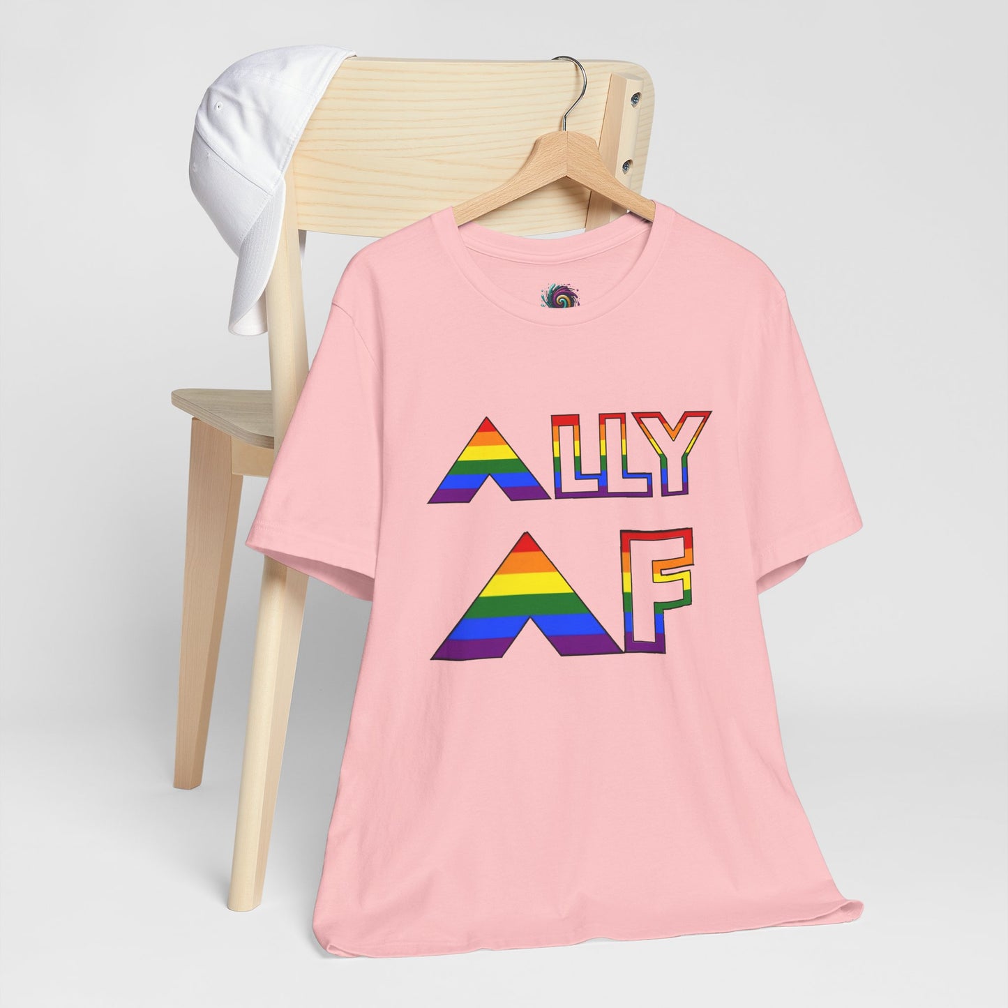 Ally AF Pride Tee – Bold LGBTQ+ Support Shirt for Loud Allies